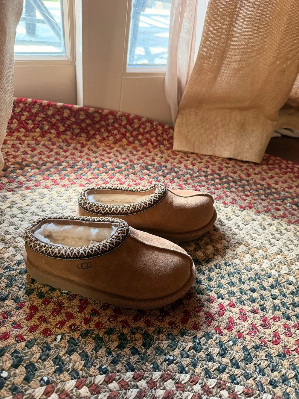 UGG Kids Chestnut Moccasin Slippers | BRAND NEW